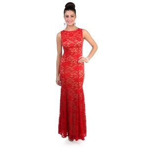 All over Lace Mermaid Gown